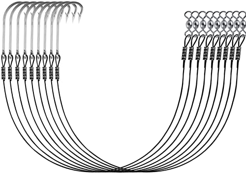 O'Shaughnessy Fishing Hook Rigs - 1/0-9''-30lb, 24pcs