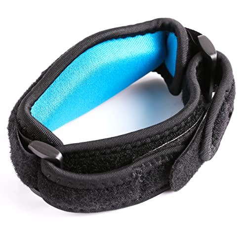 Tennis Elbow Brace with Compression Pad - Blue (2 Pack)