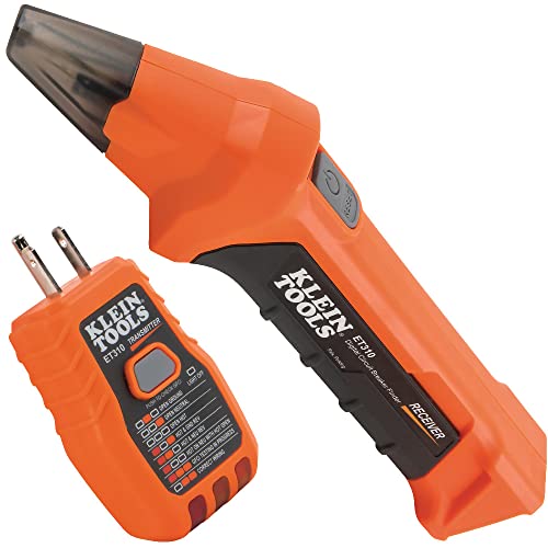 Klein Tools ET310 AC Circuit Breaker Finder with GFCI Outlet Tester - Circuit Breaker Locator, Electrical Testing Tool