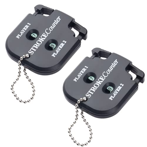 Golf Score Counter - 2 Player Stroke Indicator with Rope