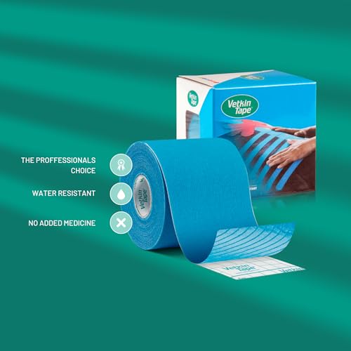 VETKIN Blue Kinesiology Tape for Dogs & Horses Veterinary Support 2.4in