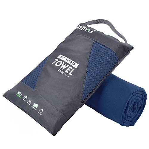 Rainleaf Microfiber Towel Quick Dry Camping & Travel Gym Towel.