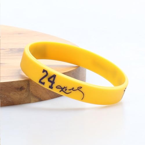 Basketball Player Silicone Wristband - Number 24 - Sports Accessory