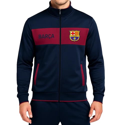 FC Barcelona Soccer Track Jacket - Unisex Adult, Medium