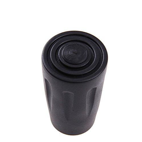 Rubber Trekking Pole Tips - Durable Replacement Tips for Hiking Poles (6 Pack)