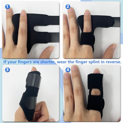 Adjustable Finger Splints - Support for Arthritis & Injuries