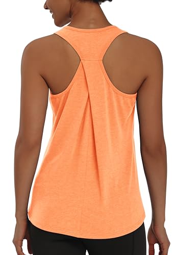 Women's Sleeveless Racerback Workout Tank - Sports Yellow, Large