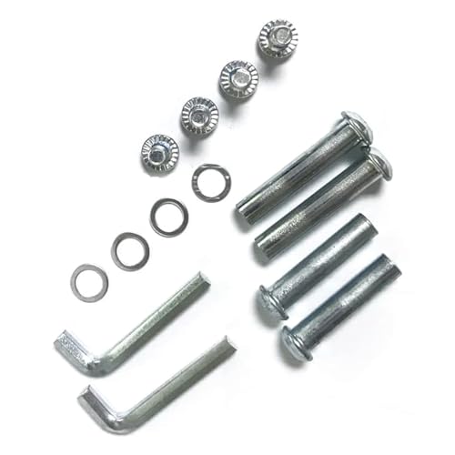 Inline Skate Wheel Repair Kit - 8mm x 50mm Axles (4 Sets)