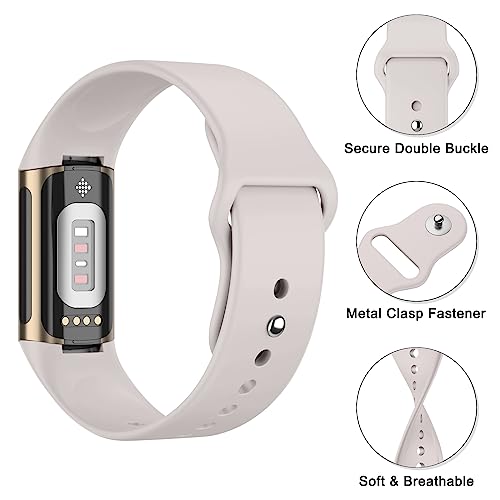Soft Silicone Sport Band for Fitness Trackers - Starlight