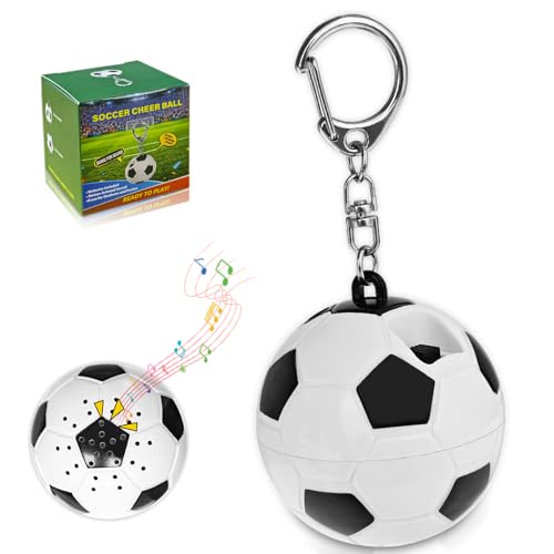 Musical Soccer Keychain with Cheering Sound - World Cup Fan Accessory