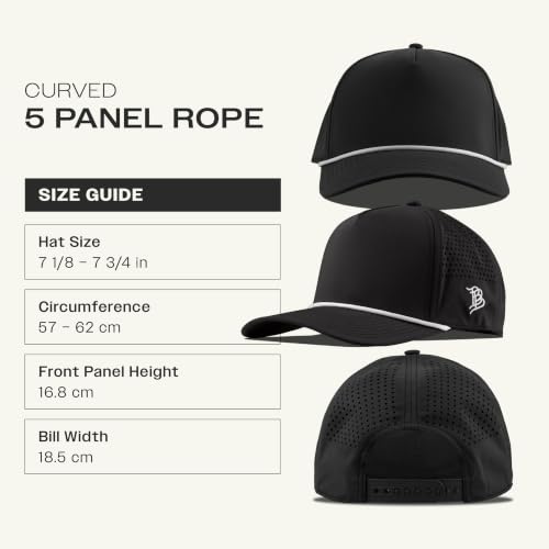 Branded Bills Orion All American Curved 5 Panel Rope Hat for Men