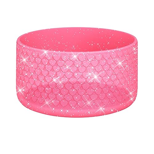Silicone Boot Sleeve with Heart Design for Water Bottles