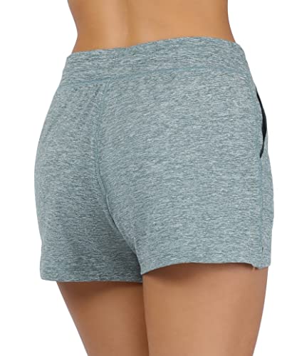 Lightweight Lounge Heather Shorts for Women - 3X-Large Heather Sage