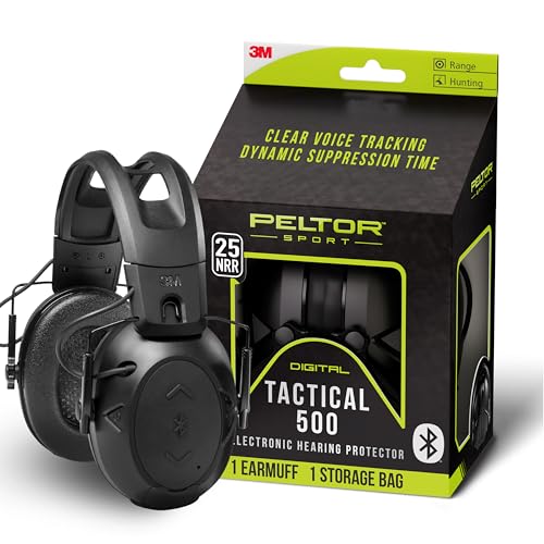Bluetooth Hearing Protection Ear Muffs - 25 dB NRR