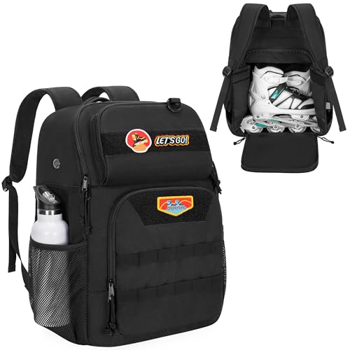 Roller Skate Backpack for Men & Women - Fits Up to US Men's 13