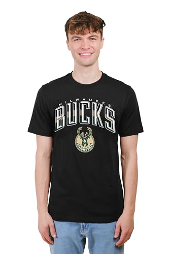 NBA Milwaukee Bucks Super Soft T-Shirt - Small - Black