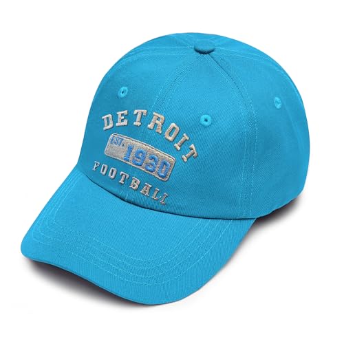 Vintage 3D Embroidered City Baseball Cap - Adjustable Detroit Hat
