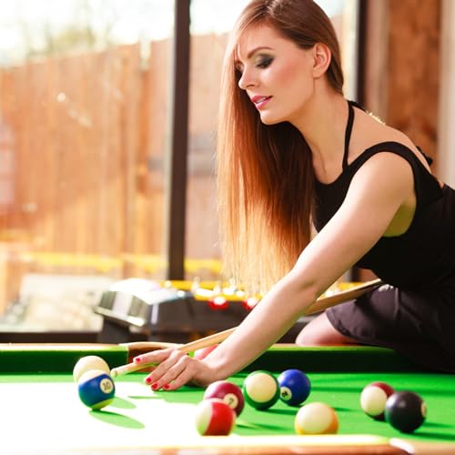40-Pack Pool Cue Tips in 4 Sizes - Premium Rubber Billiard Tips