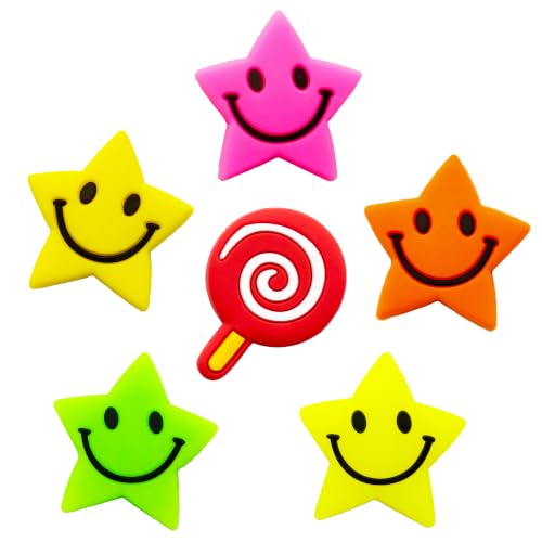 Tennis Dampener - 6 Pack Star Soft Silicone Vibration Absorber