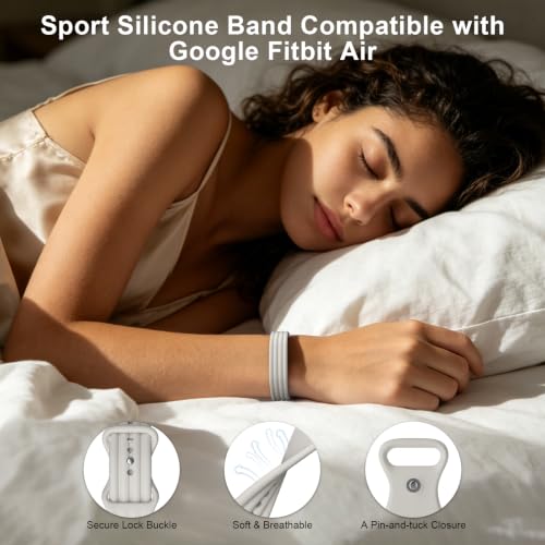 Sport Silicone Band for Google Fitbit Air - Starlight (Vigamen) Sport Accessory