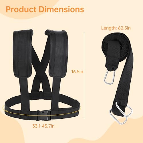 Sled Harness for Resistance Training Exercise Football Workout Equipment
