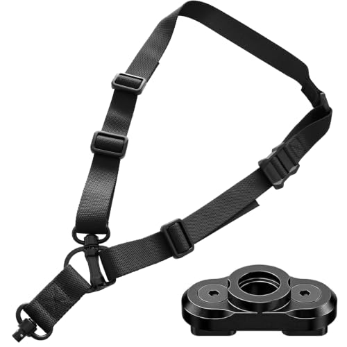Two-Point & Traditional Sling Quick Adjust Loop with M-Rail Mount Black