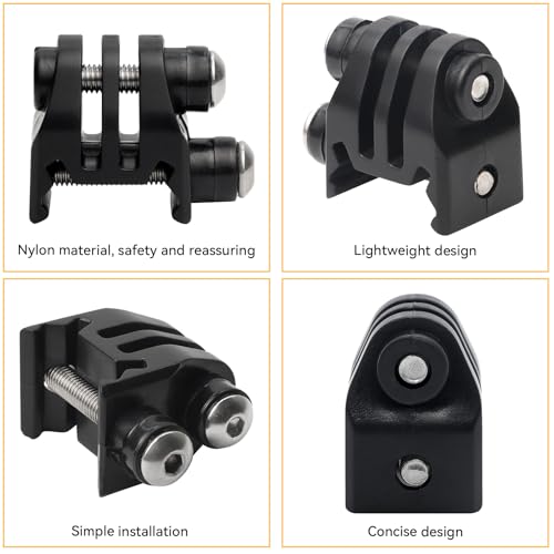 Picatinny Rail Mount Adapter for GoPro Action Camera - Black