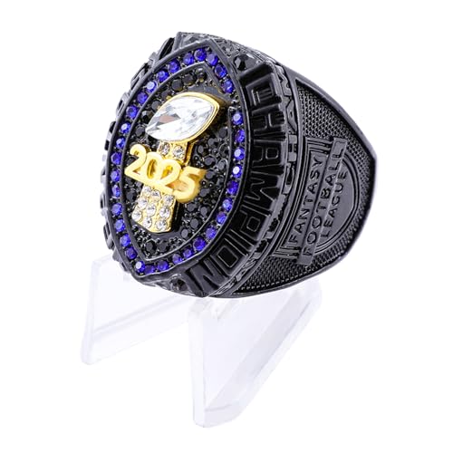 Fantasy Football Championship Ring - Size 11 with Stand