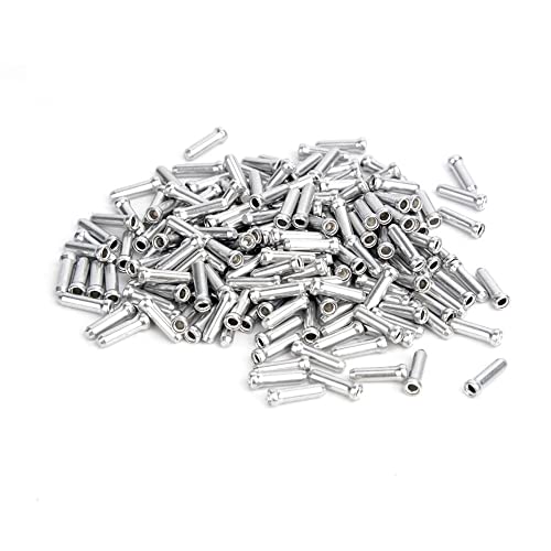 120 Pack Bicycle Cable End Caps - Aluminum Alloy Brake & Shifter Ferrules