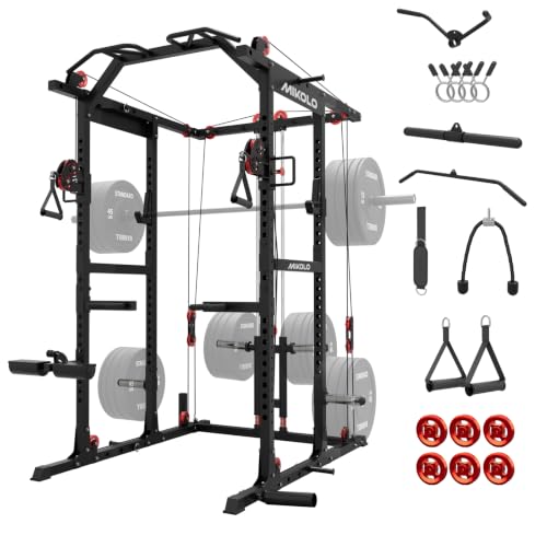 Power Cage with Cable Crossover System - Black - K6 2.0