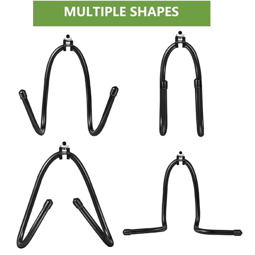 Bow Wall Mount Holder - Archery Rack with Rubber Protection - 22 lbs Capacity - Variation 1