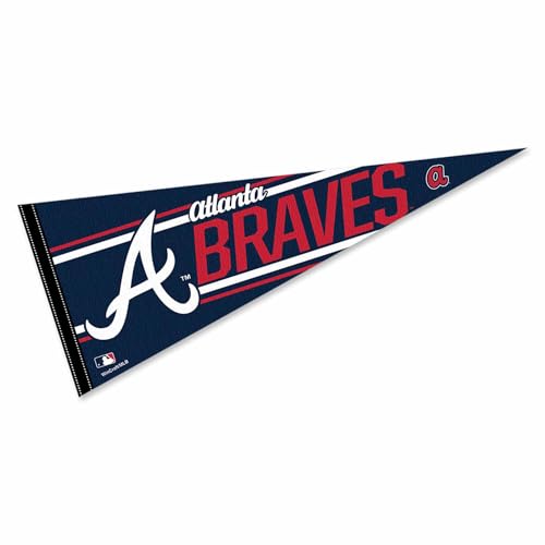 Atlanta Baseball Large Pennant - 12x30 Felt Team Banner