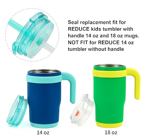 Replacement Rubber Seals for Reduce Kids Coldee 2.0 Tumblers - 6 Pack