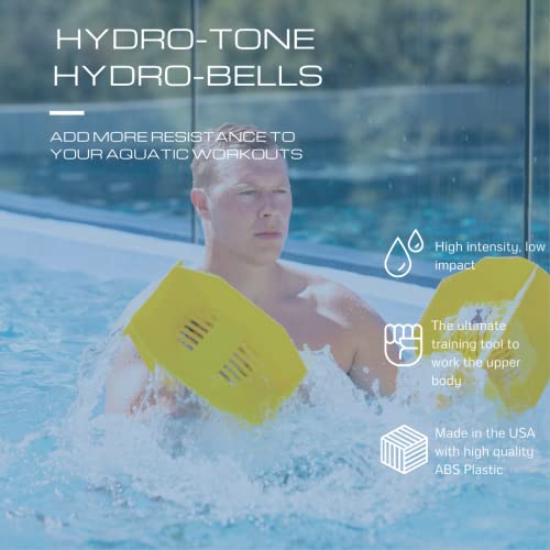 Total Body Pool Exercise System - Hydro-Tone Bells & Fins - Yellow