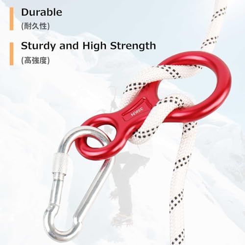 35kN Figure 8 Descender Rigging Plate - Heavy Duty, Black