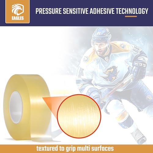 Hockey Stick and Shin Pad Tape - 1 Inch Wide - 1 Pack Clear