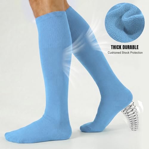 Baseball Softball Socks and Belt Combo Set - Baby Blue Youth