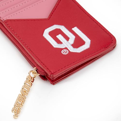 Oklahoma Sooners Slim Wallet with RFID Blocking - OU Red
