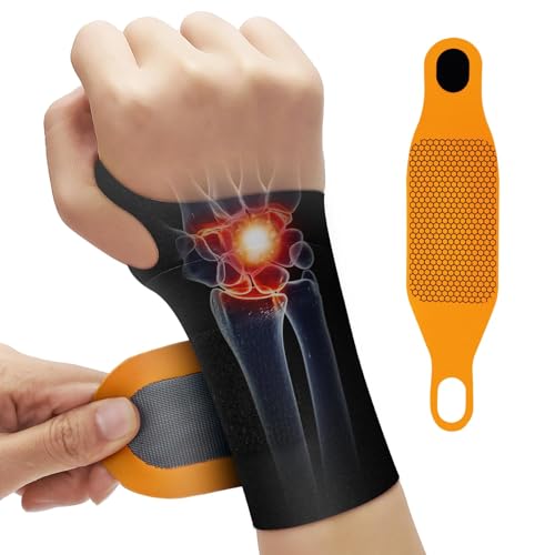 Graphene Wrist Brace for Carpal Tunnel & Arthritis - Black - Adjustable