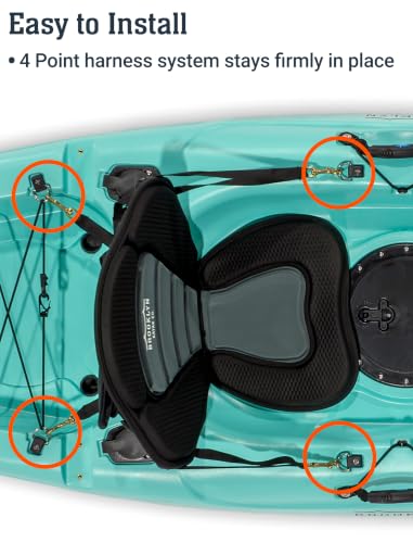 BKC Brooklyn UH-PS223 Memory Foam Kayak Seat 1 Pack - Adjustable, Waterproof Support