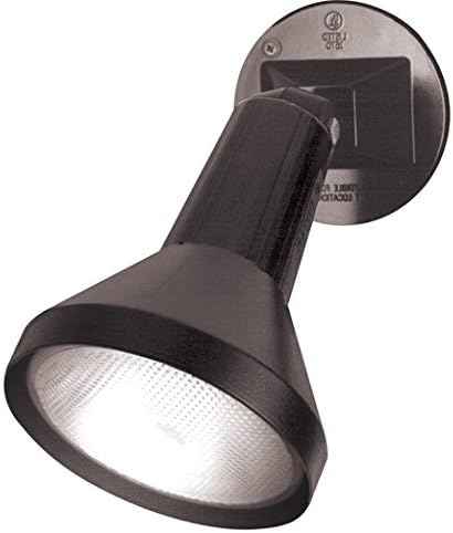 150W Outdoor Security Flood Light - Dual Head, Weatherproof Cast Aluminum, Dark Bronze Finish
