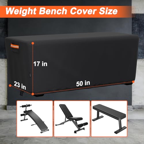 EVRBUL Waterproof Weight Bench Cover for Fitness & Exercise Equipment