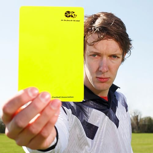 Soccer Referee Kit with Loud Whistle & Red Yellow Cards - Black Whistle+Cards Set