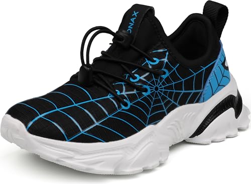 BRONAX Kids Tennis Shoes Big Little Boys Black Blue Sports Sneakers KD7 Variation 6