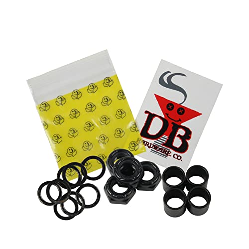 Skateboard Truck Speed Kit - Axle Washers, Nuts & Spacers