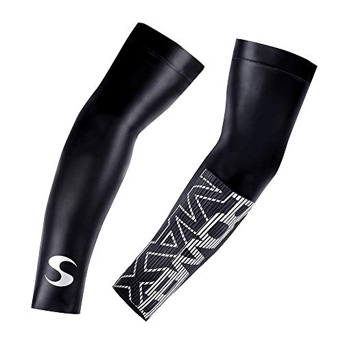 Neoprene Swim Sleeves for Adults - Large, Black