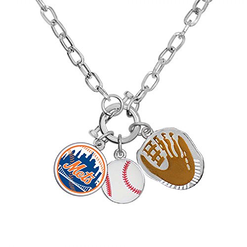 Officially Licensed New York Mets Charm Necklace