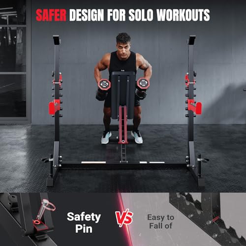 Heavy Duty Olympic Weight Bench Set with Adjustable FID - FORGE 1980