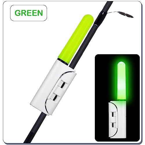 Retisee 9 Pcs Green 2.5 Inch Fishing Glow Sticks for Night Fishing