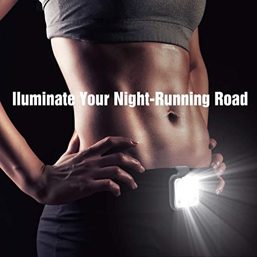 Rechargeable Clip-On LED Running Light - 2 Pack, 150 Lumen